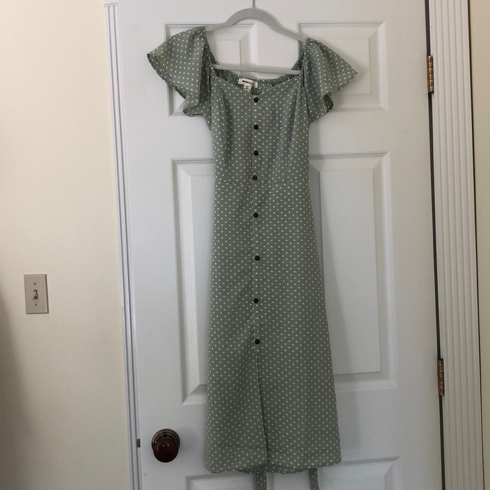 Monteau midi tea dress
